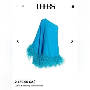 TALLER MARMO Piccolo Ubud Cocktail dress in blue